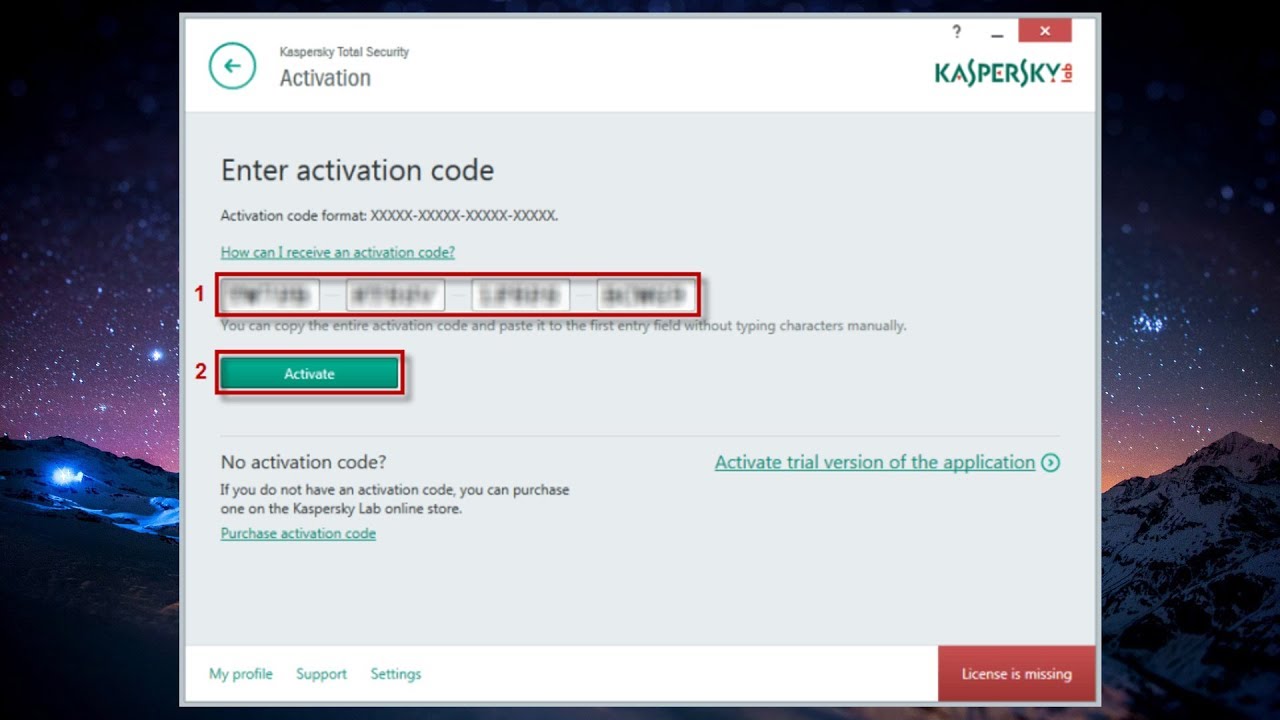Kaspersky download with activation code